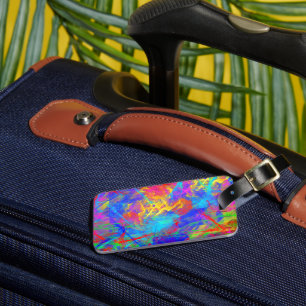 Color Chaos Luggage Tag Gepäckanhänger