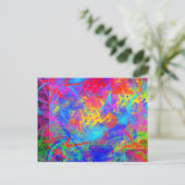 Color Chaos Postkarte (Stehend Vorderseite)