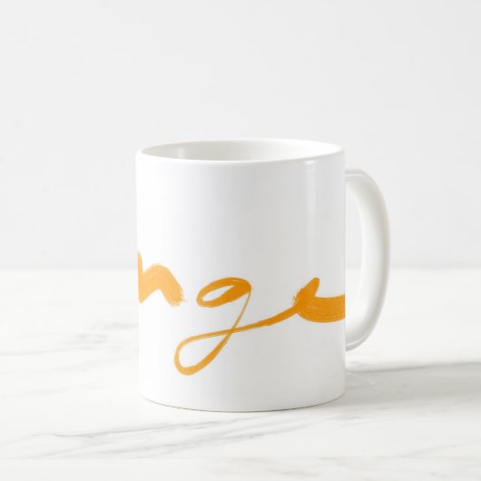 COLOR Collection Orange Tasse (VorderseiteRechts)