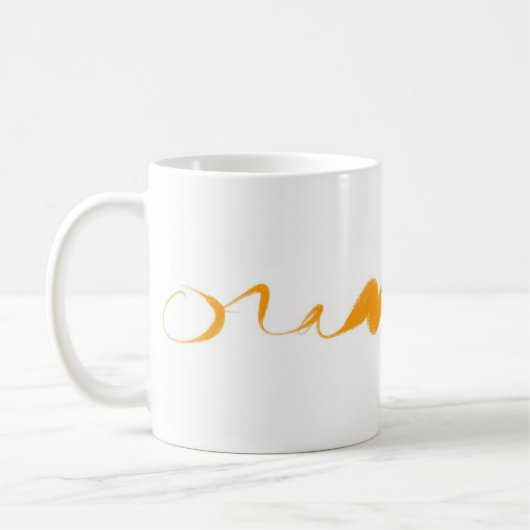 COLOR Collection Orange Tasse (Links)
