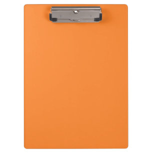 Color Crayon Orange Clipboard Klemmbrett
