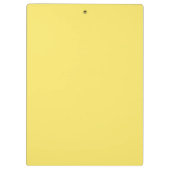 Color Crayon Yellow Clipboard Klemmbrett (Rückseite)
