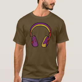 Color Dj Kopfhörer T-Shirt