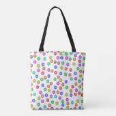 Color Dots Tote Bag Tasche (Rückseite)