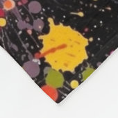 Color Explosion Fleecedecke (Ecke)