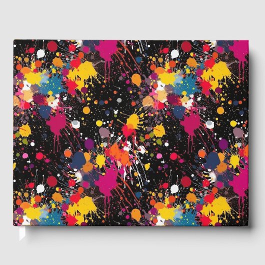 Color Explosion Gästebuch (Vorderseite)