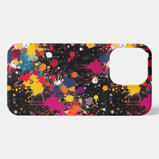 Color Explosion iPhone Hülle (Rückseite (Horizontal))