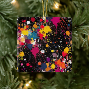 Color Explosion Keramikornament