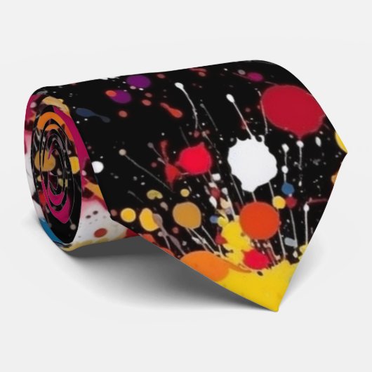 Color Explosion Krawatte (Gerollt)