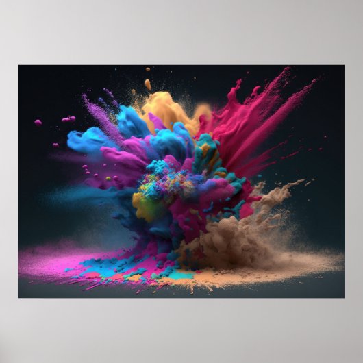 Color Explosion Poster (Vorne)