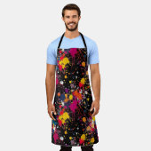Color Explosion Schürze (Getragen)