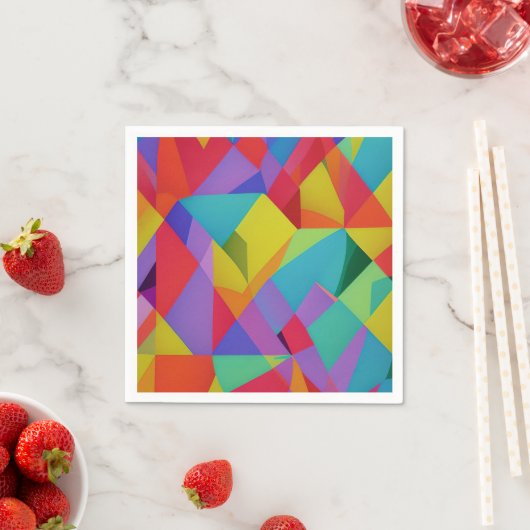 Color Explosion Serviette (Beispiel)