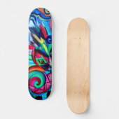 Color Explosion Skateboard (Vorderseite)