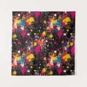 Color Explosion Wandteppich (Vorderseite)