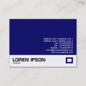 Color Factory - Dark Blue (000066) Visitenkarte (Rückseite)