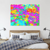Color Flow Mosaic Leinwanddruck (Insitu (Schlafzimmer))