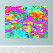 Color Flow Mosaic Leinwanddruck (Insitu (Holzboden))