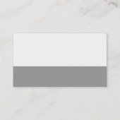 Color Footer - Grau Visitenkarte (Rückseite)