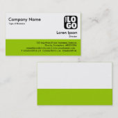 Color Footer - Martian Green Visitenkarte (Vorne/Hinten)