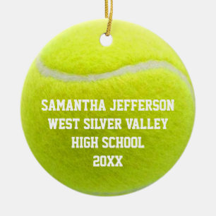 Color Foto Tennis Ball Sports Keramik Ornament