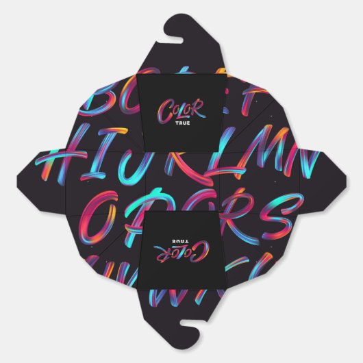 COLOR GESCHENKSCHACHTEL (Ungeklappt)