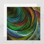 Color Glory Modernes Abstraktes Kunstmuster Elegan (Vorne/Hinten)