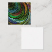 Color Glory Modernes Abstraktes Kunstmuster Elegan Begleitkarte (Vorne/Hinten)