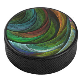 Color Glory Modernes Abstraktes Kunstmuster Elegan Eishockey Puck