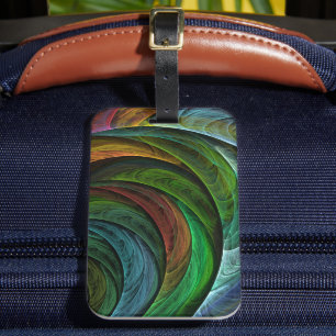 Color Glory Modernes Abstraktes Kunstmuster Elegan Gepäckanhänger