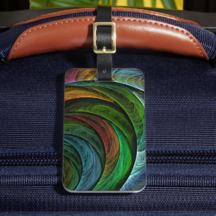 Color Glory Modernes Abstraktes Kunstmuster Elegan Gepäckanhänger