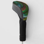 Color Glory Modernes Abstraktes Kunstmuster Elegan Golf Headcover (angewinkelt)