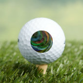 Color Glory Modernes Abstraktes Kunstmuster Elegan Golfball (Insitu T-Shirt)