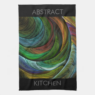 Color Glory Modernes Abstraktes Kunstmuster Elegan Handtuch