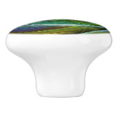 Color Glory Modernes Abstraktes Kunstmuster Elegan Keramikknauf (Seitenansicht)