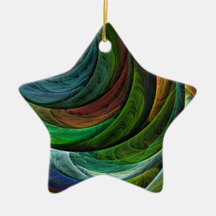 Color Glory Modernes Abstraktes Kunstmuster Elegan Keramikornament