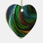 Color Glory Modernes Abstraktes Kunstmuster Elegan Keramikornament (Rechts)