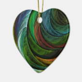 Color Glory Modernes Abstraktes Kunstmuster Elegan Keramikornament (Links)