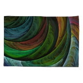 Color Glory Modernes Abstraktes Kunstmuster Elegan Kissenbezug (Rückseite)