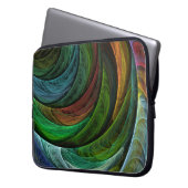 Color Glory Modernes Abstraktes Kunstmuster Elegan Laptopschutzhülle (Vorderseite Links)