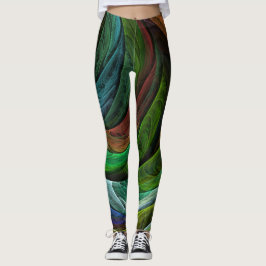 Color Glory Modernes Abstraktes Kunstmuster Elegan Leggings