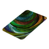 Color Glory Modernes Abstraktes Kunstmuster Elegan Magnet (Linke Seite)