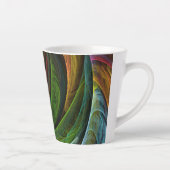 Color Glory Modernes Abstraktes Kunstmuster Elegan Milchtasse (Rechts)