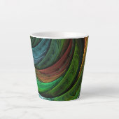 Color Glory Modernes Abstraktes Kunstmuster Elegan Milchtasse (Vorderseite)
