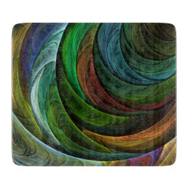 Color Glory Modernes Abstraktes Kunstmuster Elegan Schneidebrett