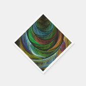 Color Glory Modernes Abstraktes Kunstmuster Elegan Serviette (Ecke)