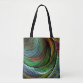 Color Glory Modernes Abstraktes Kunstmuster Elegan Tasche (Vorderseite)