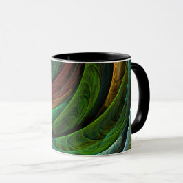 Color Glory Modernes Abstraktes Kunstmuster Elegan Tasse