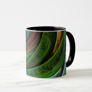 Color Glory Modernes Abstraktes Kunstmuster Elegan Tasse
