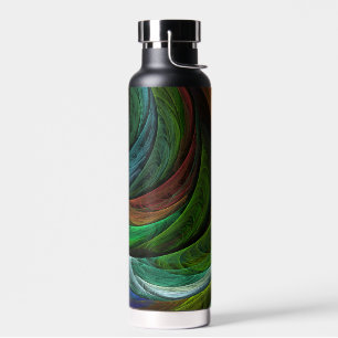 Color Glory Modernes Abstraktes Kunstmuster Elegan Trinkflasche