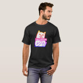 Color Gradient Cat Fook Fake Friends T-Shirt (Vorne ganz)